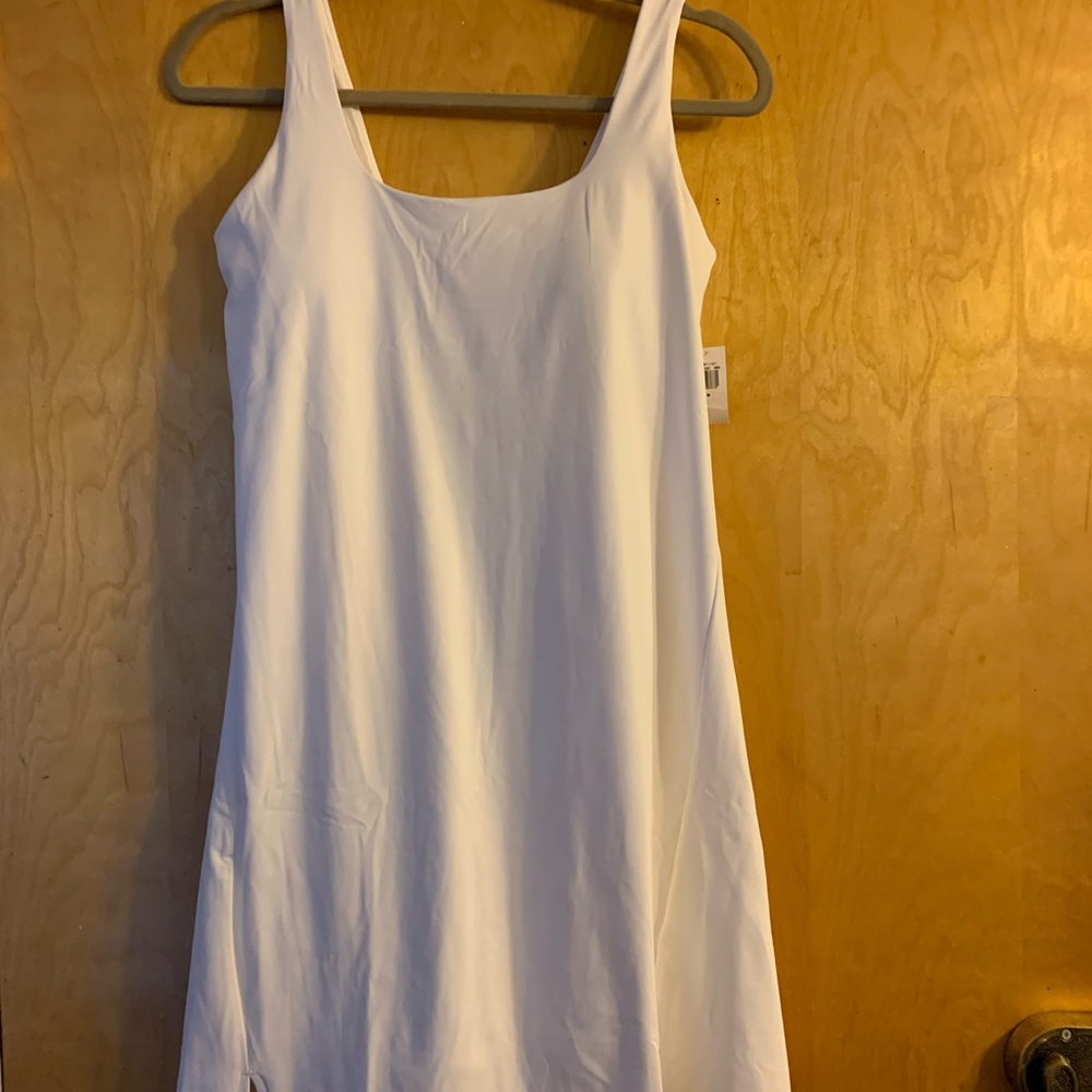 PowerSoft Sleeveless Shelf-Bra Support Dress for Women